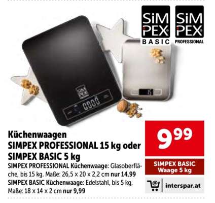 SIMPEX BASIC Waage 5 kg