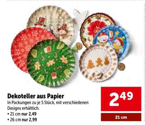 Dekoteller aus Papier