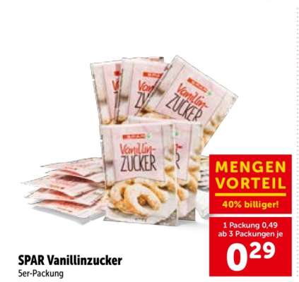 SPAR Vanillinzucker