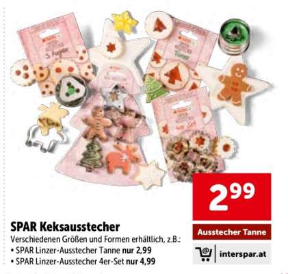 SPAR Linzer-Ausstecher Tanne