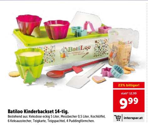 Batiloo Kinderbackset 14-tlg.