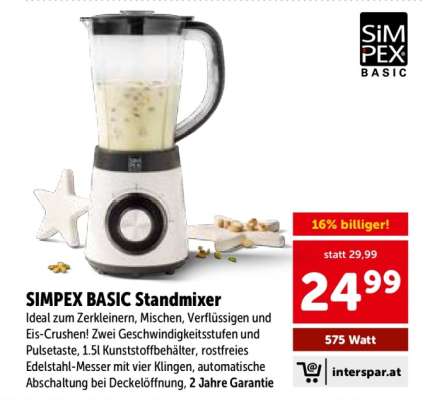 SIMPEX BASIC Standmixer