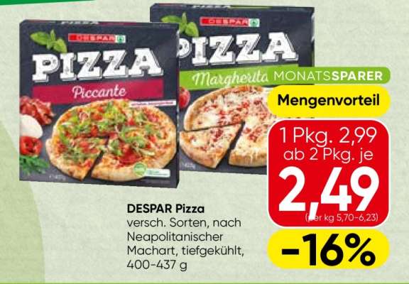 DESPAR Pizza