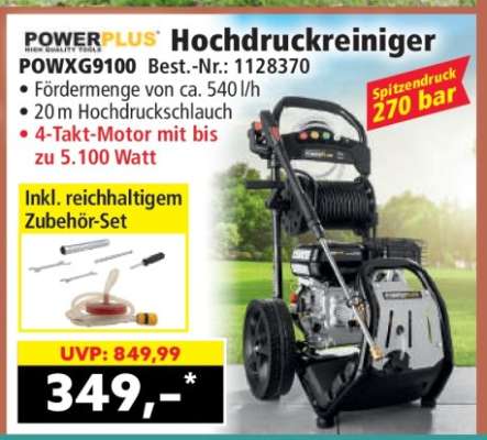 POWERPLUS Hochdruckreiniger