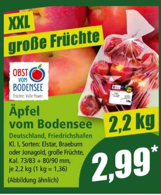 Äpfel vom Bodensee