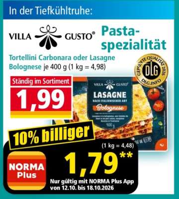 VILLA GUSTO Pasta-spezialität