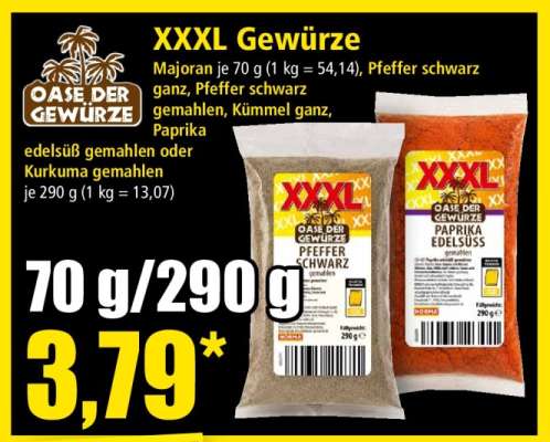 XXXL Gewürze