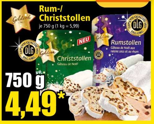 Goldora Rum-/Christstollen
