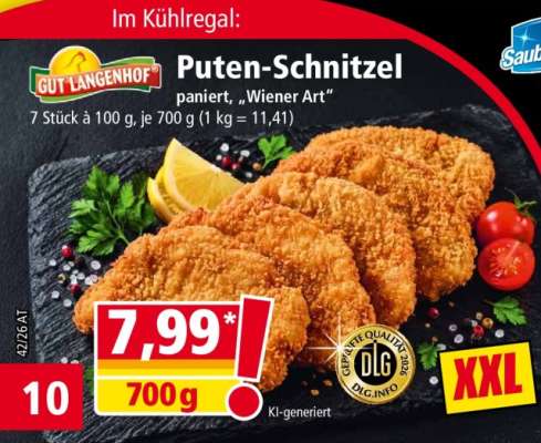 GUT LANGENHOF Puten-Schnitzel