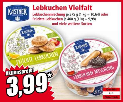 Lebkuchen Vielfalt