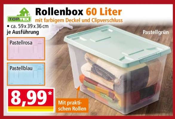 Rollenbox 60 Liter