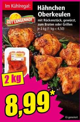 Hähnchen Oberkeulen