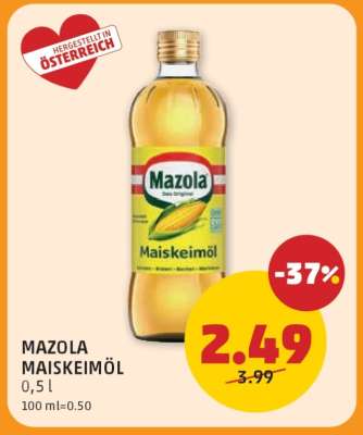 MAZOLA MAISKEIMÖL