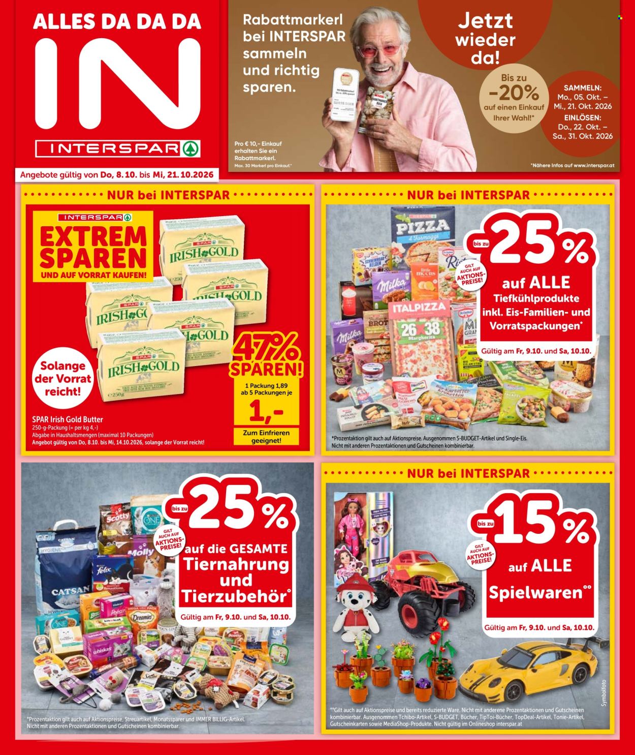 Angebote INTERSPAR - 8.10.2026 - 21.10.2026. Seite 1