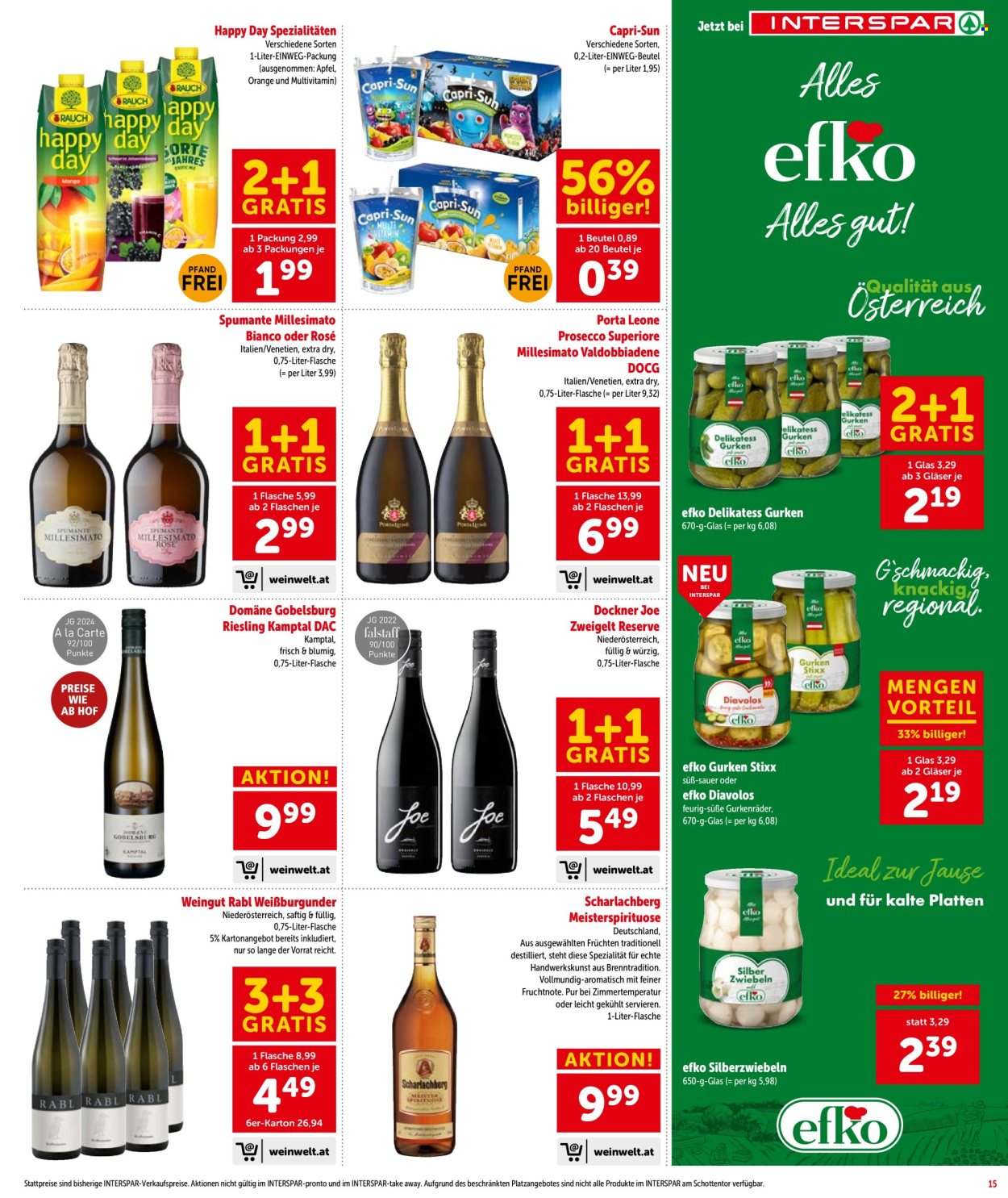 Leták INTERSPAR - 8.10.2026 - 21.10.2026. Strana 15