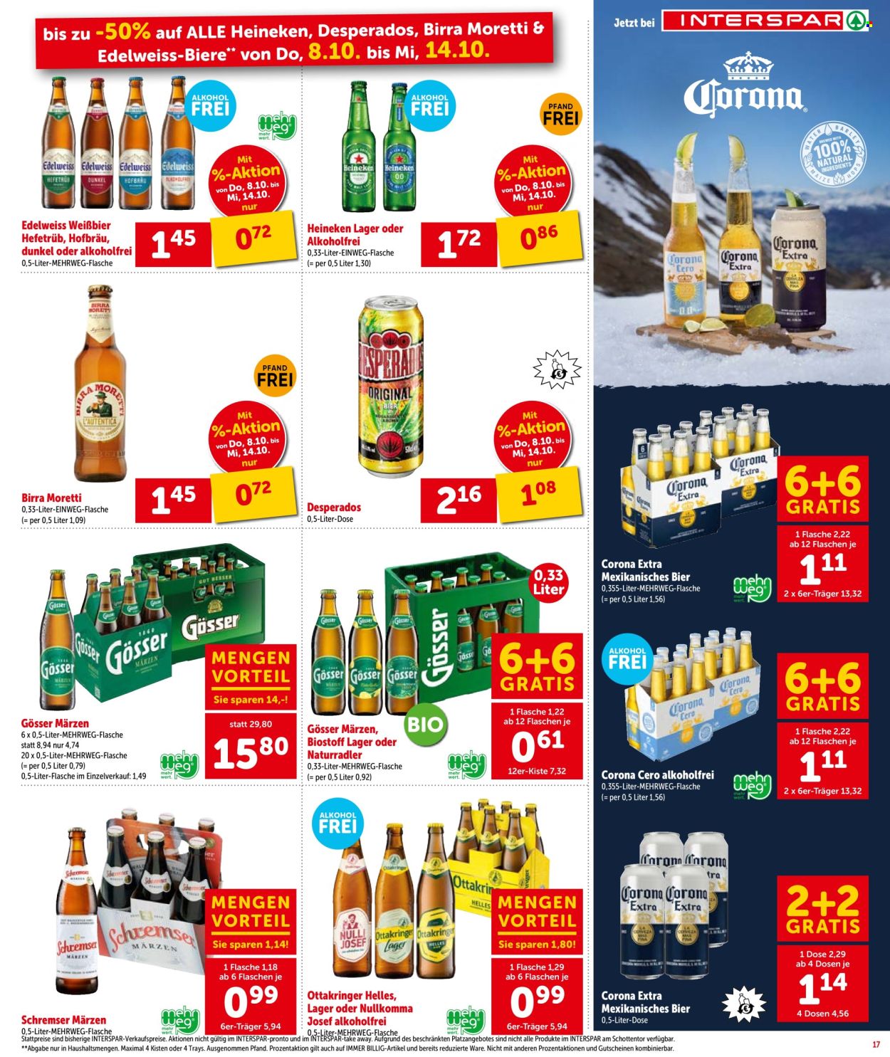 Leták INTERSPAR - 8.10.2026 - 21.10.2026. Strana 17