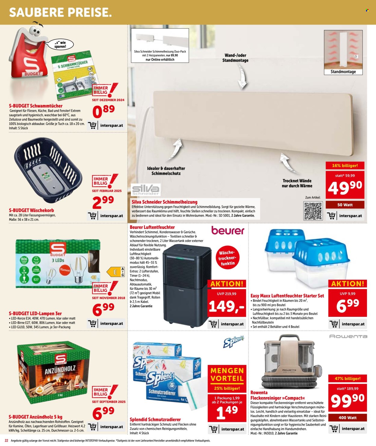 Angebote INTERSPAR - 8.10.2026 - 21.10.2026. Seite 22