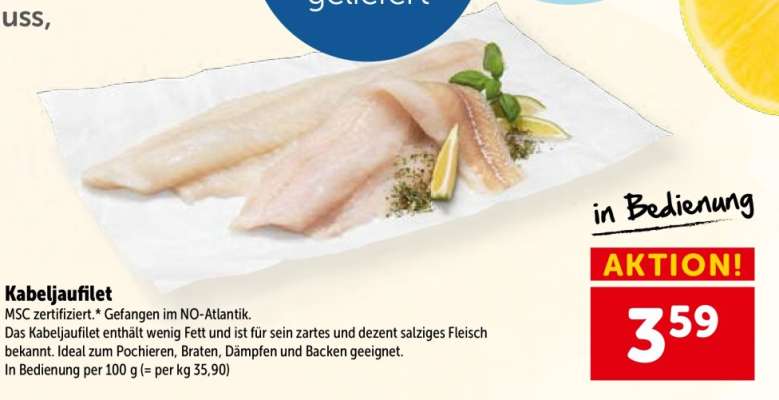 Kabeljaufilet