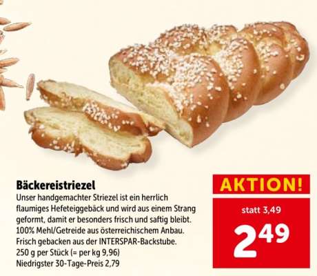 Bäckereistriezel