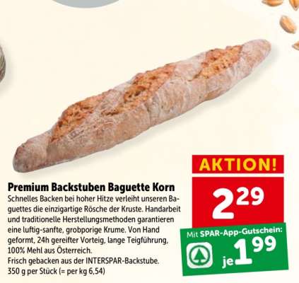 Premium Backstuben Baguette Korn