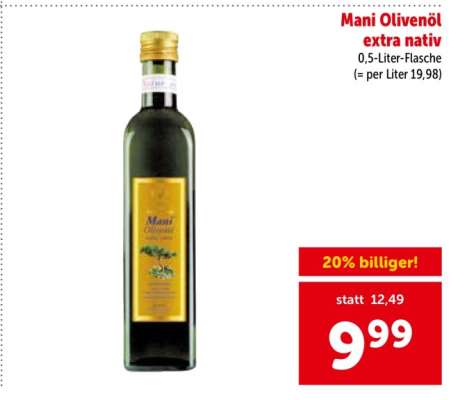 Mani Olivenöl extra nativ