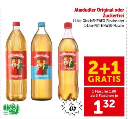 Almdudler Original oder Zuckerfrei