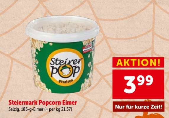 Steiermark Popcorn Eimer