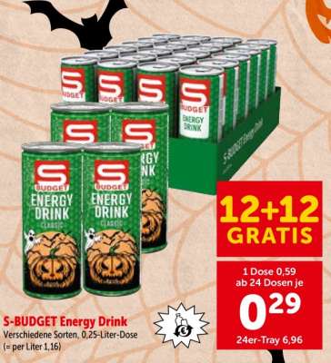 S-BUDGET Energy Drink