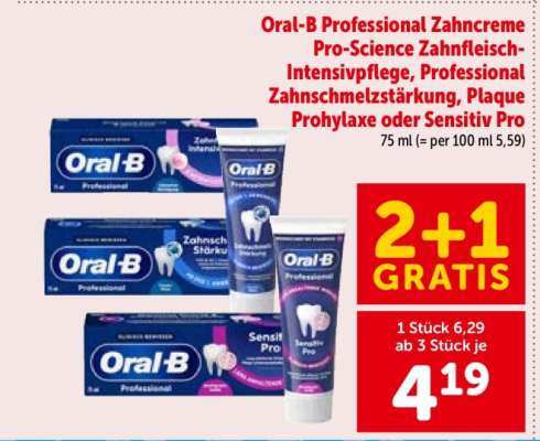 Oral-B Professional Zahncreme