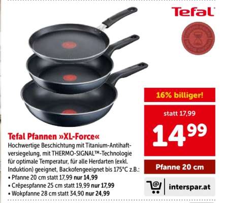 Tefal Pfannen »XL Force«