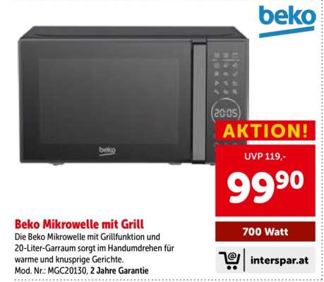 Beko Mikrowelle mit Grill