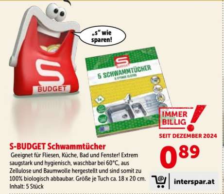S-BUDGET Schwammtücher