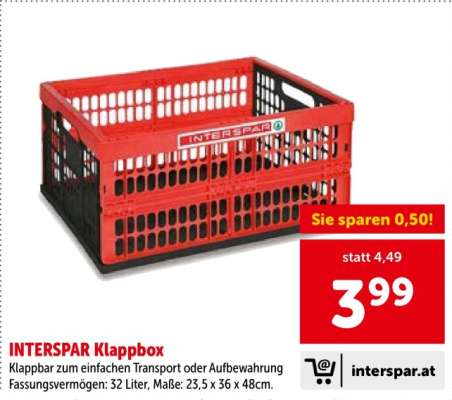 INTERSPAR Klappbox
