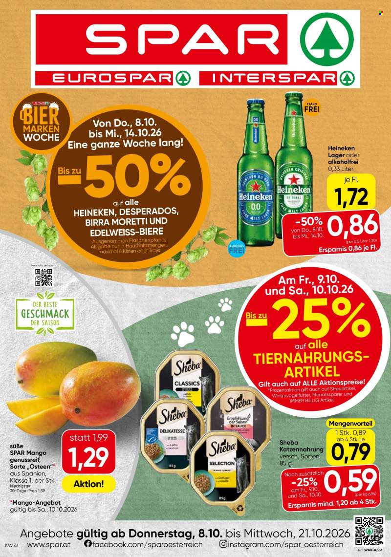Angebote SPAR - 8.10.2026 - 21.10.2026.