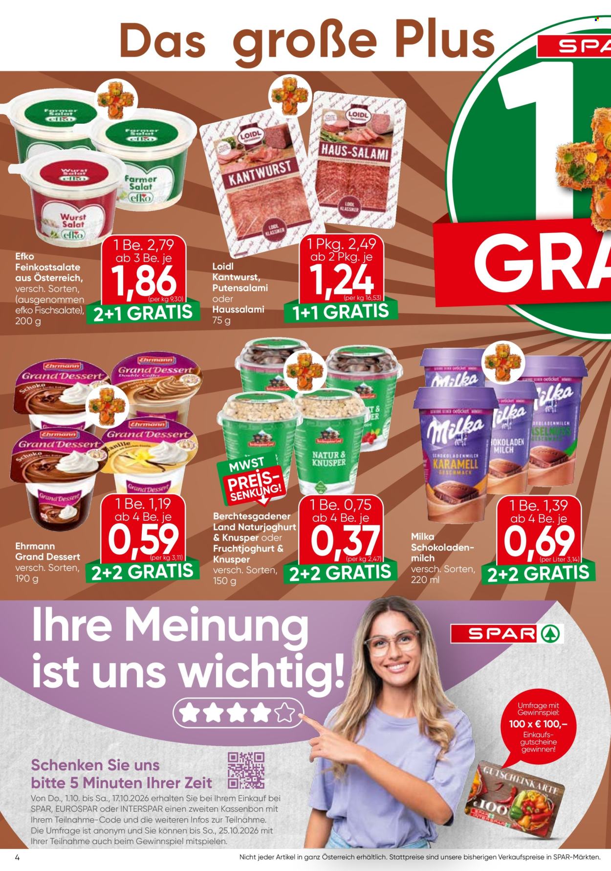 Leták EUROSPAR - 8.10.2026 - 21.10.2026. Strana 4
