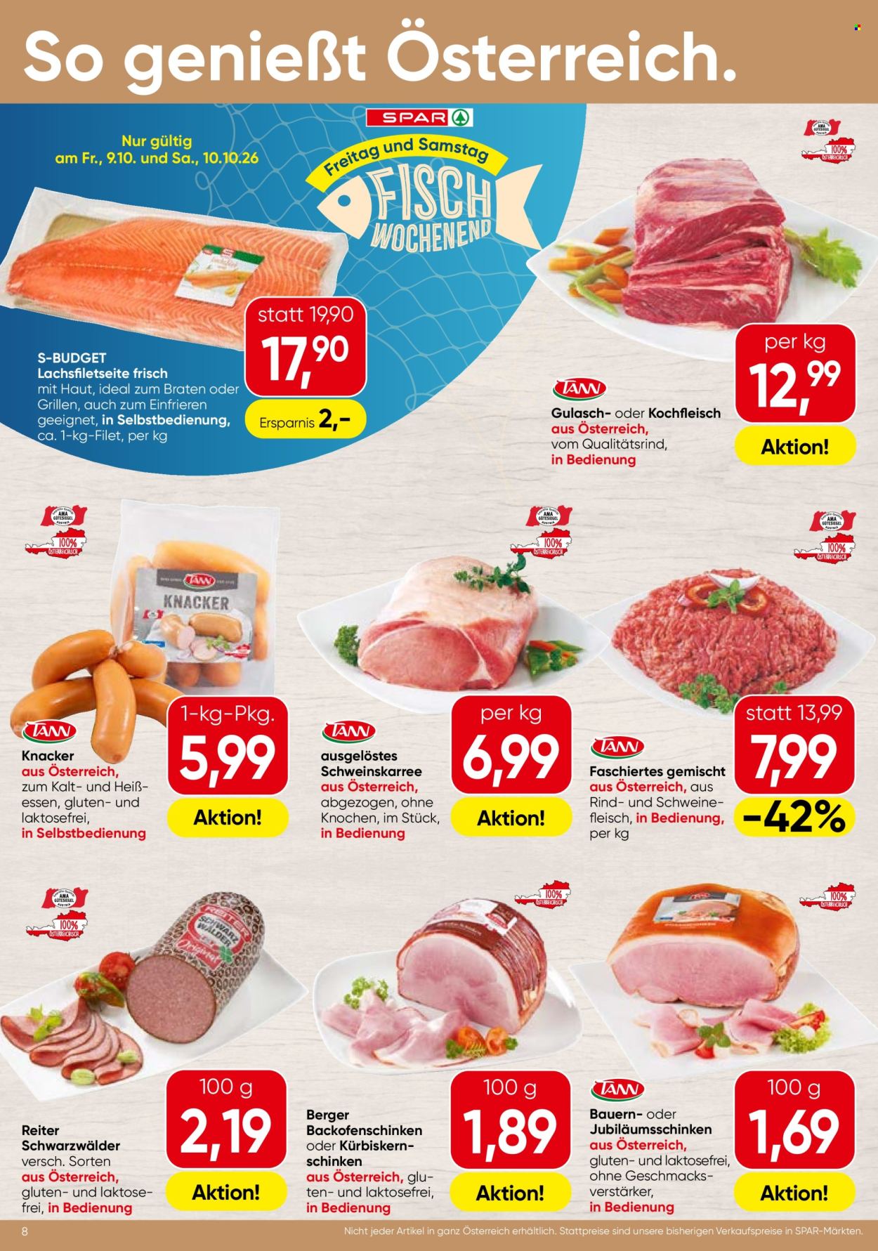 Leták EUROSPAR - 8.10.2026 - 21.10.2026. Strana 8