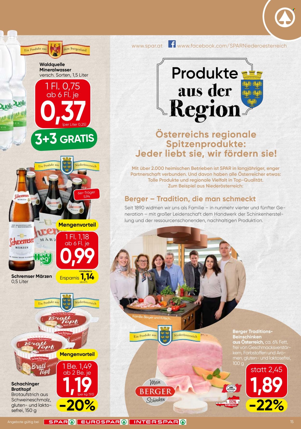 Angebote EUROSPAR - 8.10.2026 - 21.10.2026. Seite 15