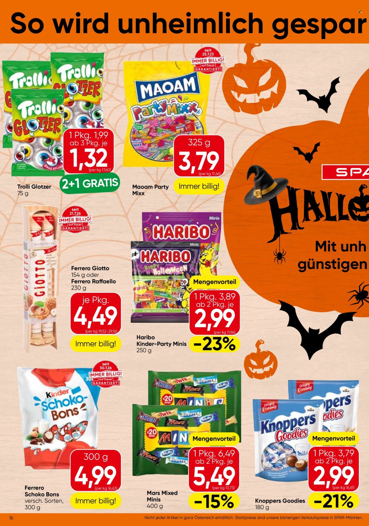 Angebote EUROSPAR - 8.10.2026 - 21.10.2026. Seite 16