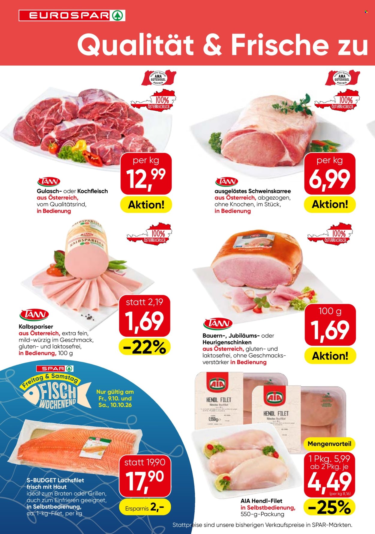 Leták EUROSPAR - 8.10.2026 - 21.10.2026. Strana 4