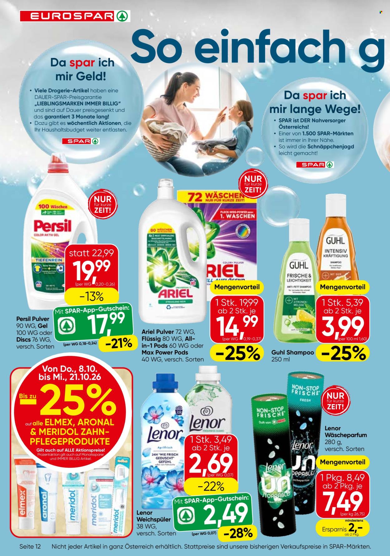 Leták EUROSPAR - 8.10.2026 - 21.10.2026. Strana 12