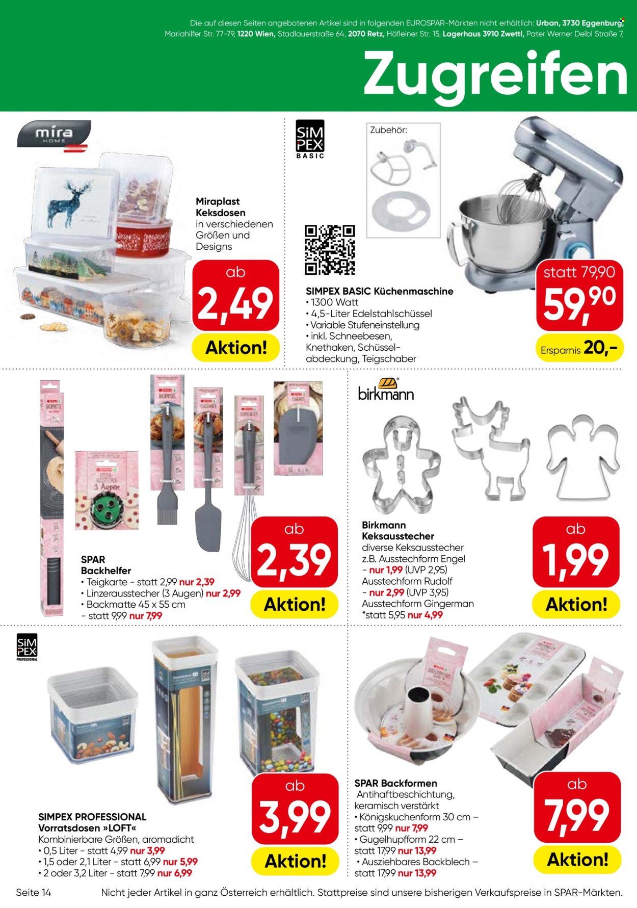 Angebote EUROSPAR - 8.10.2026 - 21.10.2026. Seite 14