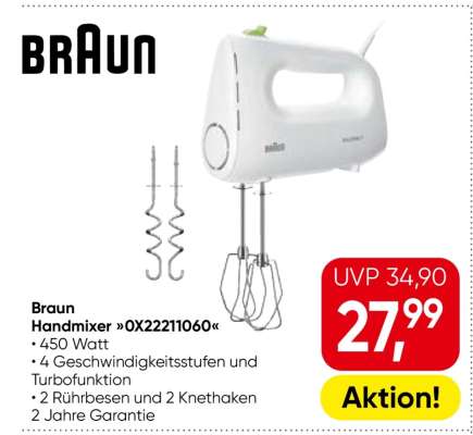 Braun Handmixer »0X22211060«