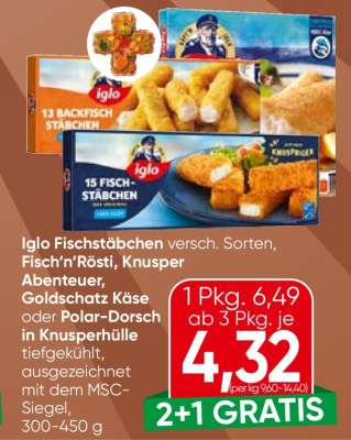 IGLO FISCHSTÄBCHEN
