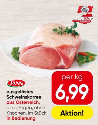 TANN ausgelöstes Schweinskarree