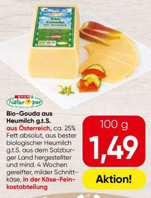 Bio-Gouda aus Heumilch g.t.S.