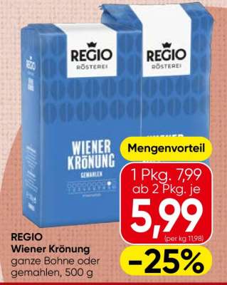 REGIO Wiener Krönung