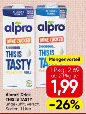 Alpro® Drink THIS IS TASTY