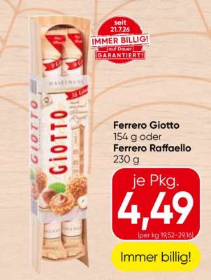 FERRERO GIOTTO