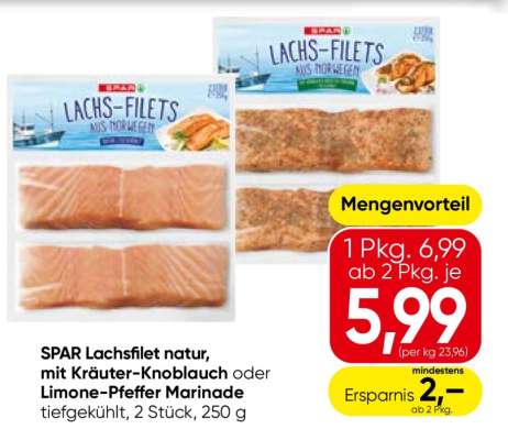 SPAR Lachsfilet