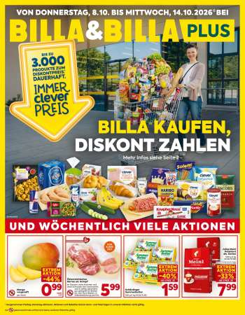 Angebote Billa - 8.10.2026 - 14.10.2026.